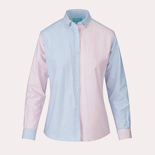 Ladies Multi Stripe Oxford Shirt