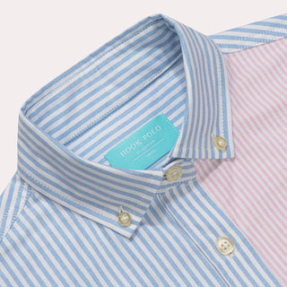 Ladies Multi Stripe Oxford Shirt