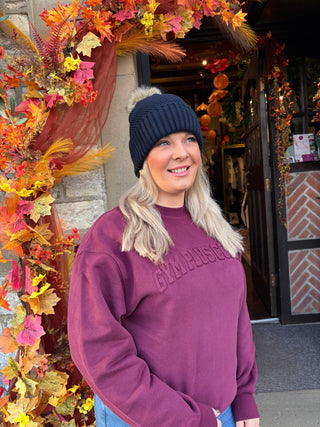 Daily Relaxed Fit Crewneck - Cherry Crush