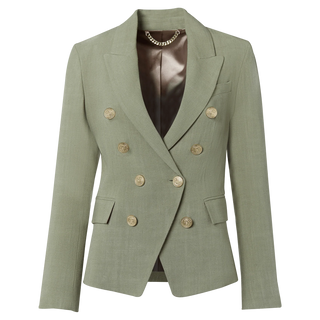 Knightsbridge Blazer Sage Linen