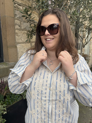 Blue Stripe Shirt