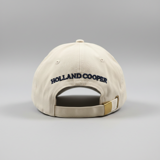 MONOGRAM CAP ECRU NAVY
