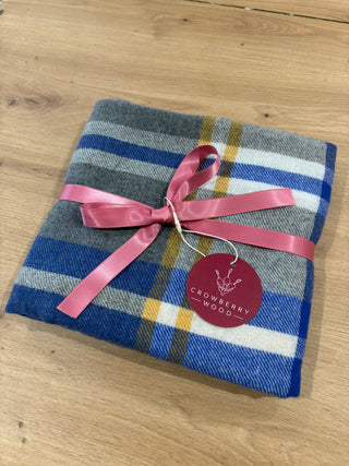 Cashmere Check Shawl