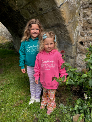 Crowberry Wood Kids Hoodie - Candyfloss Pink