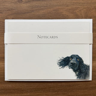 Black Cocker - Pack of 8 Notecards