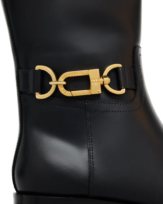 Bridle Flat Boot Black