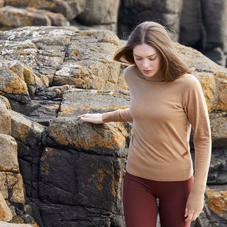 Womens Melford Knit Roll Neck - Sienna