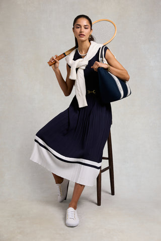 JOLIE DRESS INK NAVY NATURAL