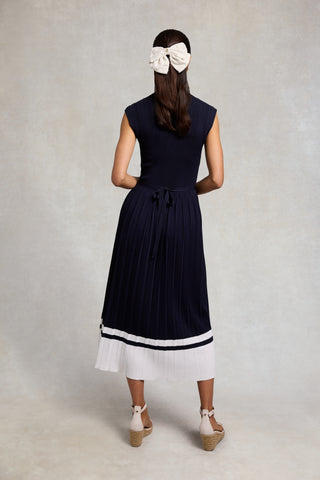JOLIE DRESS INK NAVY NATURAL