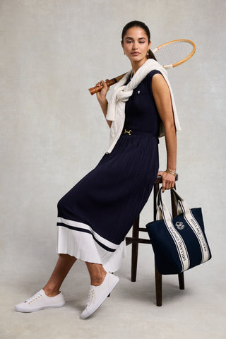 JOLIE DRESS INK NAVY NATURAL