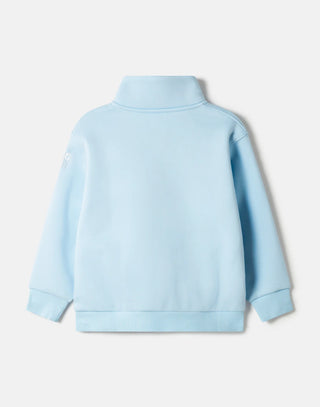 Kids Snap Collar Sierra Sweatshirt - Glacial Blue