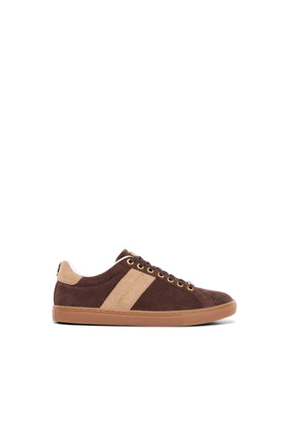 Knightsbridge Court Trainer Dark Chocolate Taupe