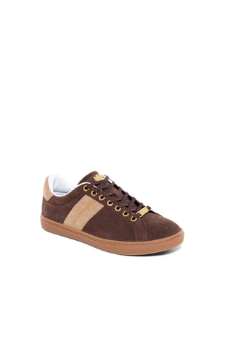 Knightsbridge Court Trainer Dark Chocolate Taupe