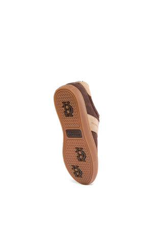 Knightsbridge Court Trainer Dark Chocolate Taupe