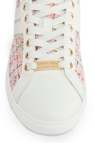 KNIGHTSBRIDGE COURT TRAINER PINK SPARKLE BOUCLE