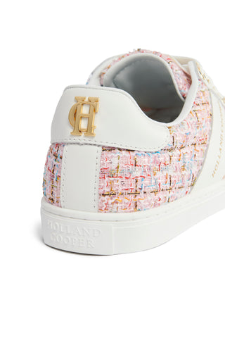 KNIGHTSBRIDGE COURT TRAINER PINK SPARKLE BOUCLE
