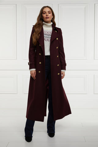Marlborough Trench Coat Full Length Mulberry