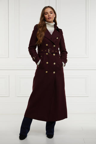 Marlborough Trench Coat Full Length Mulberry