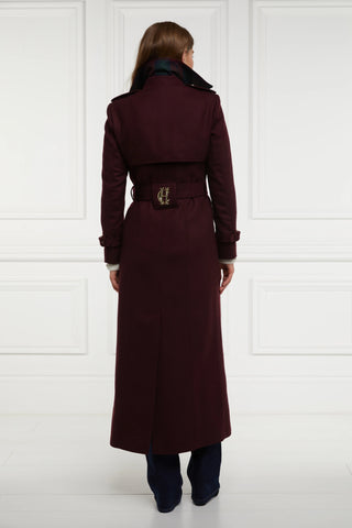 Marlborough Trench Coat Full Length Mulberry