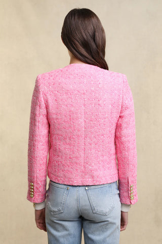 Chelsea Jacket Pink Pop Boucle