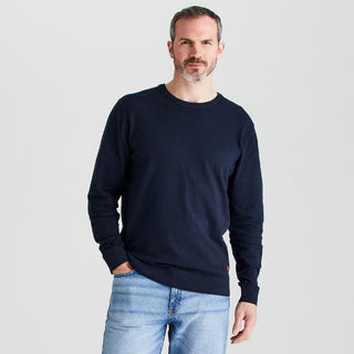 Mens Hartland Crew Knit - Navy