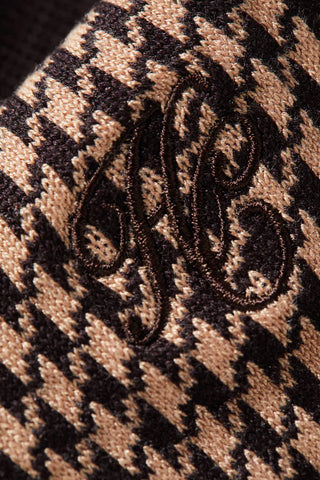 MEN'S SOCK GIFT BOX CHOCOLATE HOUNDSTOOTH SET