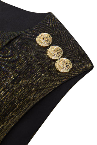 Nicole Jumpsuit Gold Sparkle