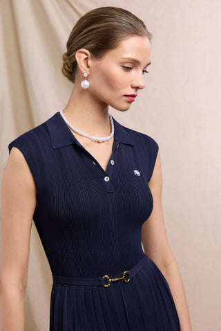 JOLIE DRESS INK NAVY NATURAL