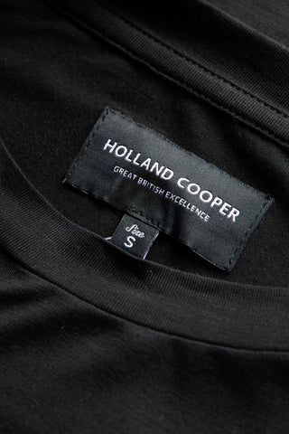 Oversized Monogram Tee Black