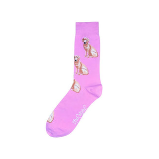 Pink Labrador Socks