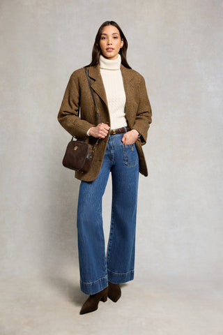 POLLY ROLL NECK KNIT - WINTER WHITE
