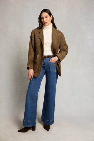POLLY ROLL NECK KNIT - WINTER WHITE