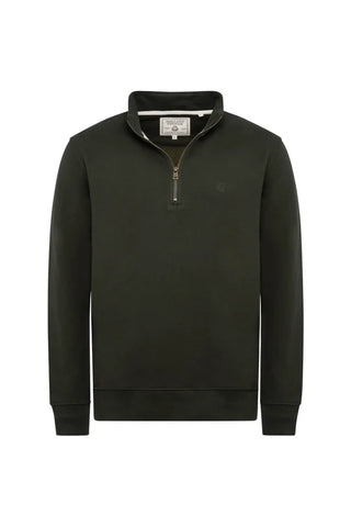 QUARTER ZIP SWEAT (MEN'S) RACING GREEN