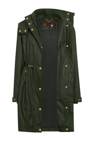 Chartwell Rain Parka in Hunter Green