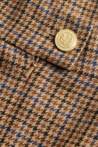 REGENCY SKIRT ABBOT CHECK TWEED