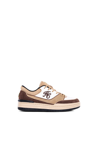 Retro Trainer Taupe Tan Nude