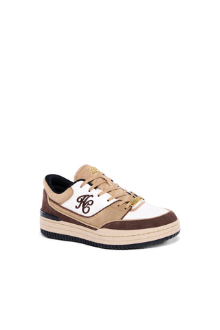 Retro Trainer Taupe Tan Nude