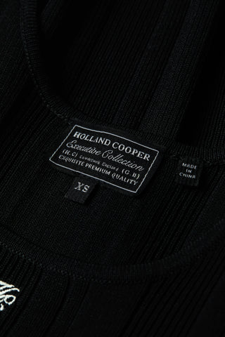 Ruby Knitted Vest Black