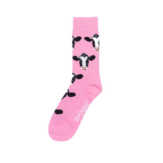 Pink Cow Socks