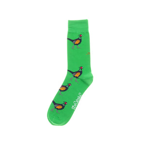 Green Pheasant Socks