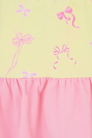 Saskia Skort - Lemon  Bow