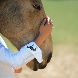 Ladies White Oxford Shirt