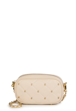 Soho Mini Quilted Camera Bag Cream