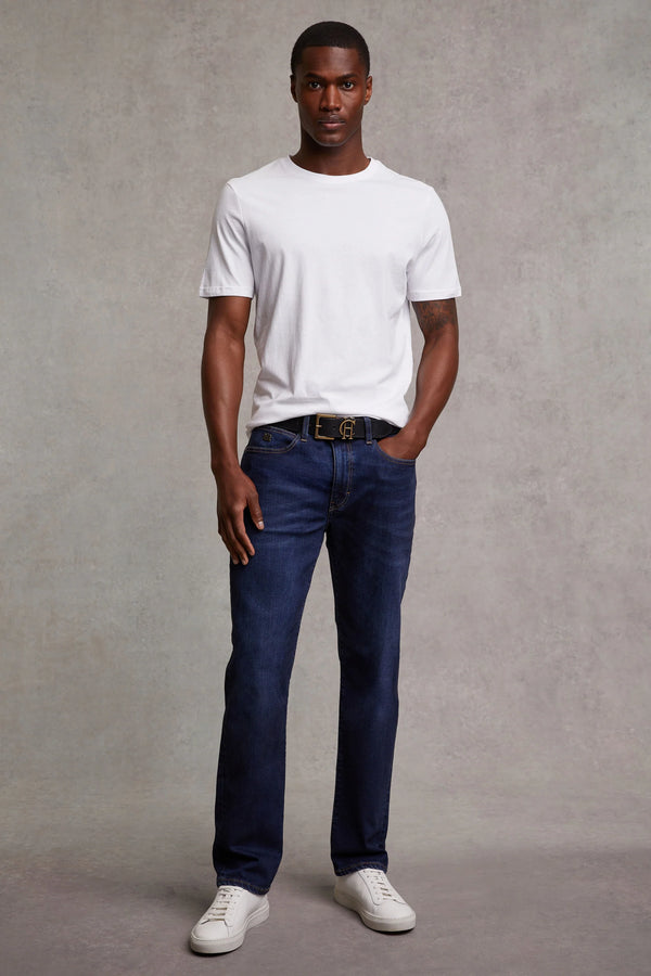 MEN'S CLASSIC STRAIGHT JEAN WASHED INDIGO