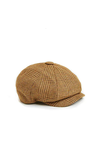 Baker Bot Tweed Cap Tawny
