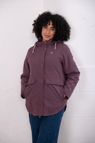 Ladies Tess Coat - Damson