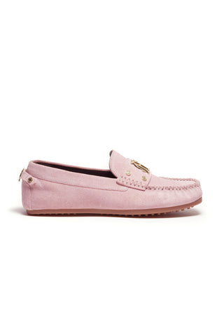 The Driving Loafer Soft Pink Suede