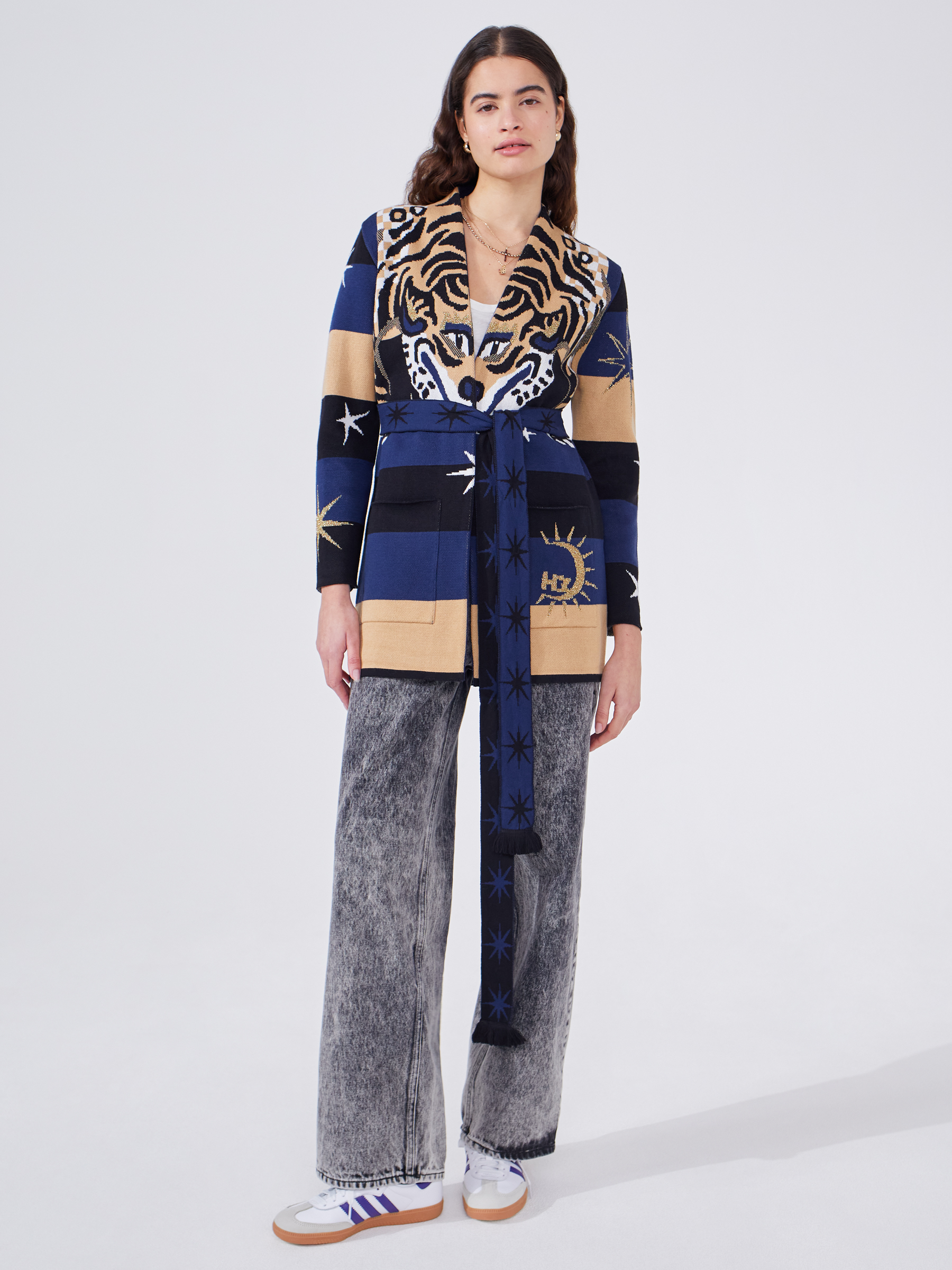 TENDER PERSON カーディガン STRIPE JACQUARD TENDER PERSON TENDER PERSON カーディガン STRIPE JACQUARD TENDER PERSON