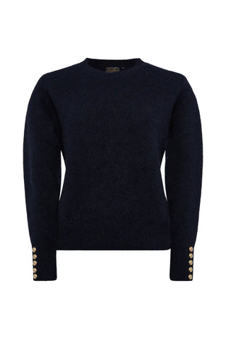 TORI CREW NECK KNIT - INK NAVY