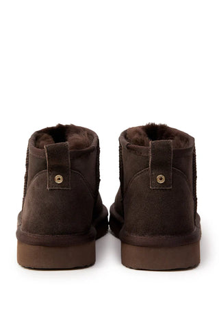 Ultra Mini Shearling Boot Chocolate